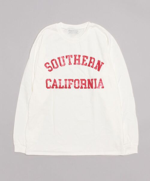THE BAREFOOT（ベアフット）の「【 SLOPPY SUPPLY / スラッピーサプライ 】 LSTEE NEO VINTAGE SO.CAL ロング Tシャツ YAN（Tシャツ/カットソー・メンズ・ホワイト/ネイビー・LARGE/MEDIUM）」の14枚目の写真