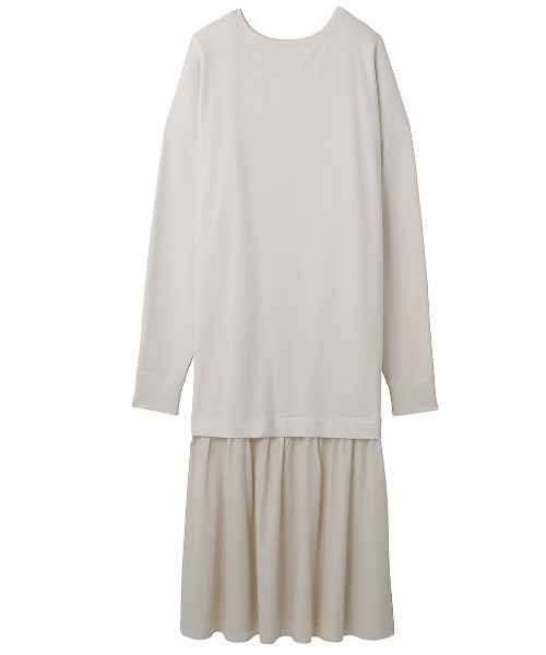 emmi（エミ）の「【emmi atelier】 【New Year Special Item】ドッキングロンTワンピース（ワンピース・レディース・アイボリー/ブラック/ミント・0/1）」の13枚目の写真