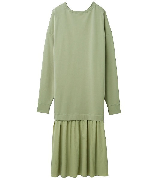 emmi（エミ）の「【emmi atelier】 【New Year Special Item】ドッキングロンTワンピース（ワンピース・レディース・アイボリー/ブラック/ミント・0/1）」の15枚目の写真