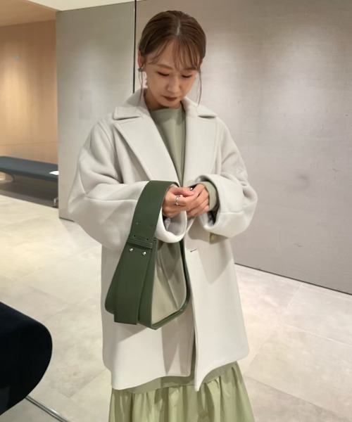 emmi（エミ）の「【emmi atelier】 【New Year Special Item】ドッキングロンTワンピース（ワンピース・レディース・アイボリー/ブラック/ミント・0/1）」の21枚目の写真
