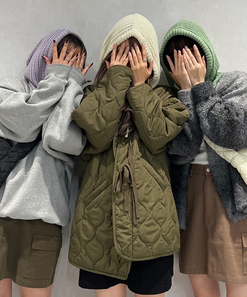 kutir（クティール）の「【ボタン付き】ニットバラクラバ