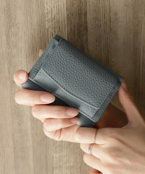 VitaFelice（ヴィータフェリーチェ）の「【スキミング防止】本革スクエアミニウォレット（財布・レディース・グリーン系その他/ベージュ系その他/グリーン/ダークブルー/ライトパープル/モスグリーン/パープル系その他/オレンジ/ブルー系その他/ブラック/イエロー/ブラウン/ベビーピンク/ライトベージュ/オフホワイト・FREE）」の10枚目の写真