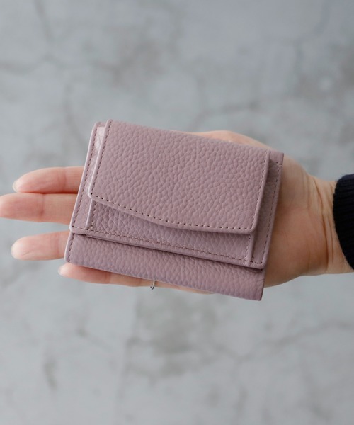 VitaFelice（ヴィータフェリーチェ）の「【スキミング防止】本革スクエアミニウォレット（財布・レディース・グリーン系その他/ベージュ系その他/グリーン/ダークブルー/ライトパープル/モスグリーン/パープル系その他/オレンジ/ブルー系その他/ブラック/イエロー/ブラウン/ベビーピンク/ライトベージュ/オフホワイト・FREE）」の11枚目の写真