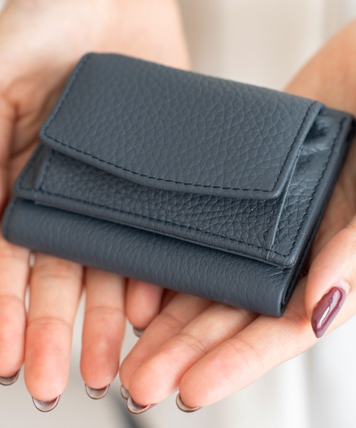 VitaFelice（ヴィータフェリーチェ）の「【スキミング防止】本革スクエアミニウォレット（財布・レディース・グリーン系その他/ベージュ系その他/グリーン/ダークブルー/ライトパープル/モスグリーン/パープル系その他/オレンジ/ブルー系その他/ブラック/イエロー/ブラウン/ベビーピンク/ライトベージュ/オフホワイト・FREE）」の16枚目の写真