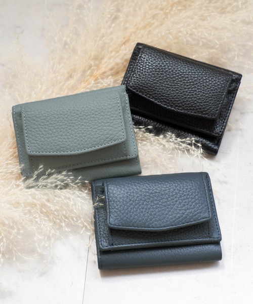 VitaFelice（ヴィータフェリーチェ）の「【スキミング防止】本革スクエアミニウォレット（財布・レディース・グリーン系その他/ベージュ系その他/グリーン/ダークブルー/ライトパープル/モスグリーン/パープル系その他/オレンジ/ブルー系その他/ブラック/イエロー/ブラウン/ベビーピンク/ライトベージュ/オフホワイト・FREE）」の18枚目の写真