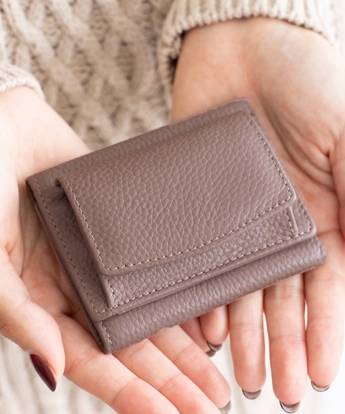 VitaFelice（ヴィータフェリーチェ）の「【スキミング防止】本革スクエアミニウォレット（財布・レディース・グリーン系その他/ベージュ系その他/グリーン/ダークブルー/ライトパープル/モスグリーン/パープル系その他/オレンジ/ブルー系その他/ブラック/イエロー/ブラウン/ベビーピンク/ライトベージュ/オフホワイト・FREE）」の22枚目の写真