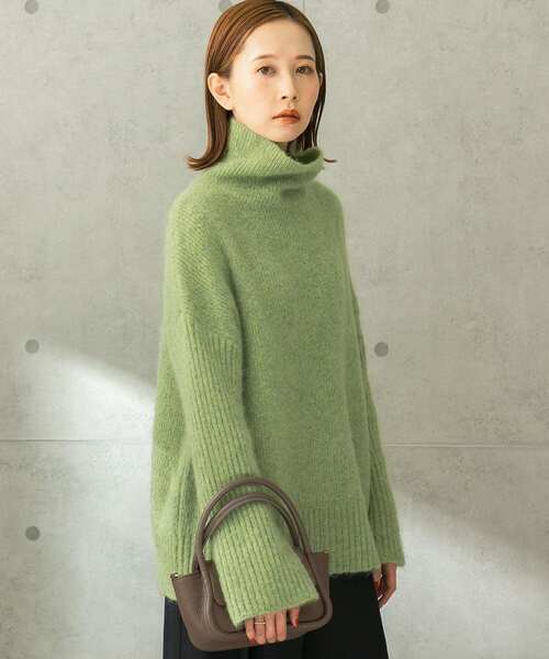 URBAN RESEARCH ROSSO（アーバンリサーチロッソ）の「モヘアリブニット（ニット/セーター・レディース・グリーン系その他/ロイヤルブルー・FREE）」の5枚目の写真