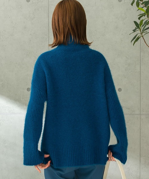 URBAN RESEARCH ROSSO（アーバンリサーチロッソ）の「モヘアリブニット（ニット/セーター・レディース・グリーン系その他/ロイヤルブルー・FREE）」の10枚目の写真