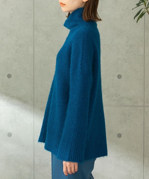 URBAN RESEARCH ROSSO（アーバンリサーチロッソ）の「モヘアリブニット（ニット/セーター・レディース・グリーン系その他/ロイヤルブルー・FREE）」の16枚目の写真