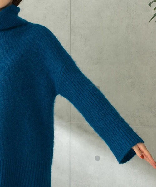 URBAN RESEARCH ROSSO（アーバンリサーチロッソ）の「モヘアリブニット（ニット/セーター・レディース・グリーン系その他/ロイヤルブルー・FREE）」の20枚目の写真