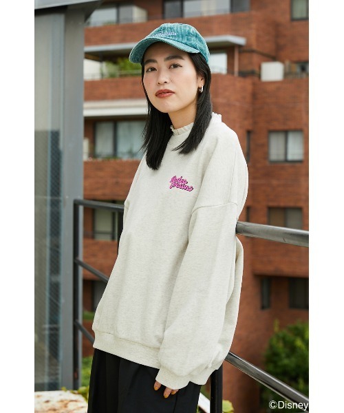 RODEO CROWNS WIDE BOWL（ロデオクラウンズワイドボウル）の「(M&F)FRIENDSスウェットトップス WL（Tシャツ/カットソー・レディース・オレンジ/アイボリー/チャコールグレー・FREE）」の12枚目の写真