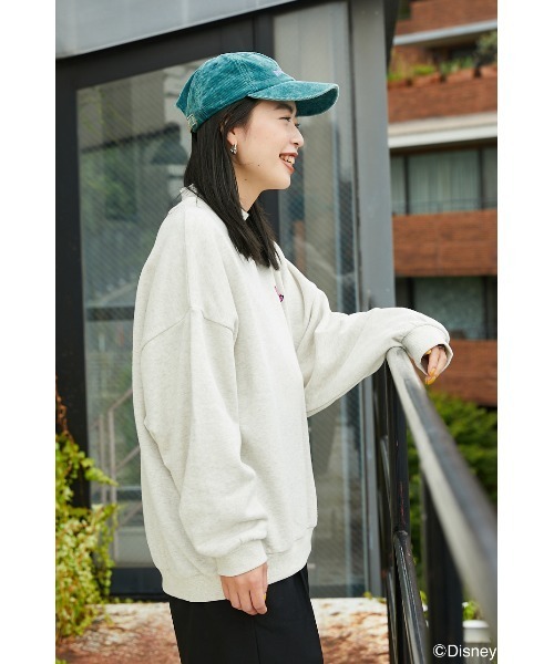 RODEO CROWNS WIDE BOWL（ロデオクラウンズワイドボウル）の「(M&F)FRIENDSスウェットトップス WL（Tシャツ/カットソー・レディース・オレンジ/アイボリー/チャコールグレー・FREE）」の7枚目の写真