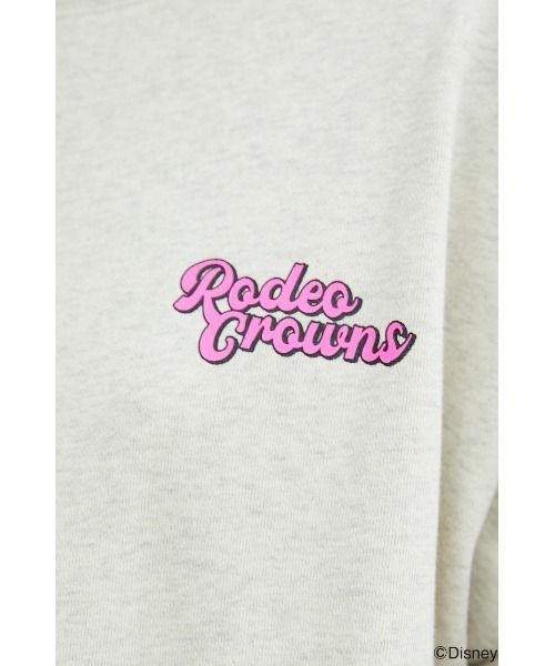 RODEO CROWNS WIDE BOWL（ロデオクラウンズワイドボウル）の「(M&F)FRIENDSスウェットトップス WL（Tシャツ/カットソー・レディース・オレンジ/アイボリー/チャコールグレー・FREE）」の4枚目の写真