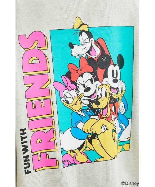RODEO CROWNS WIDE BOWL（ロデオクラウンズワイドボウル）の「(M&F)FRIENDSスウェットトップス WL（Tシャツ/カットソー・レディース・オレンジ/アイボリー/チャコールグレー・FREE）」の11枚目の写真