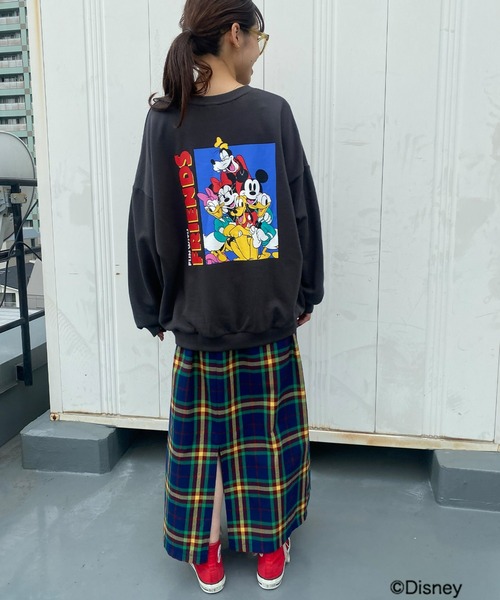 RODEO CROWNS WIDE BOWL（ロデオクラウンズワイドボウル）の「(M&F)FRIENDSスウェットトップス WL（Tシャツ/カットソー・レディース・オレンジ/アイボリー/チャコールグレー・FREE）」の21枚目の写真