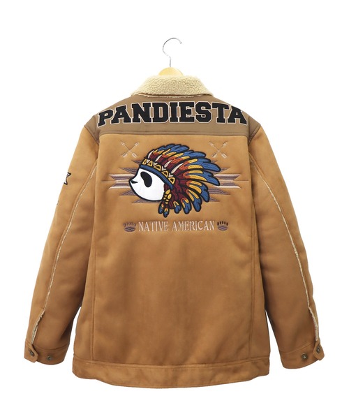 PANDIESTA(パンディエスタ)の「INDIAN-PDJ ボンディングランチジャケット (M2)(ミリタリージャケット・メンズ・ブラック/インディゴブルー/ベージュ・L/XL/M/XXL)」の8枚目の写真