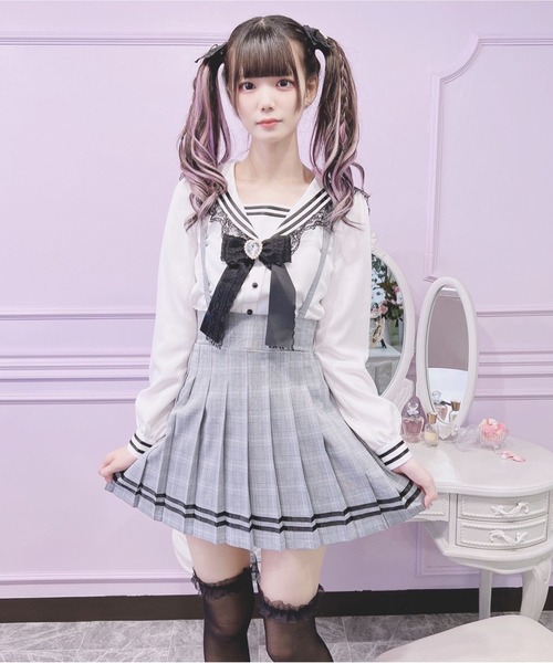 MARS プリーツスカート MA*RS（アメーバーマーズ）の「プリーツレーススカート