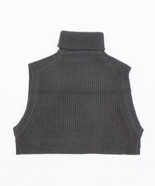 Samansa Mos2 blue（サマンサモスモスブルー）の「ケーブルニットベスト（ベスト・レディース・ベージュ/グレー/オフホワイト・ﾌﾘ-）」の22枚目の写真