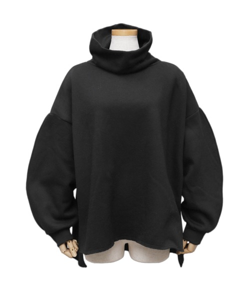 reca（レカ）の「オフタートルプルオーバー（スウェット・レディース・キナリ/ブラック/グレイッシュブルー・FREE）」の12枚目の写真