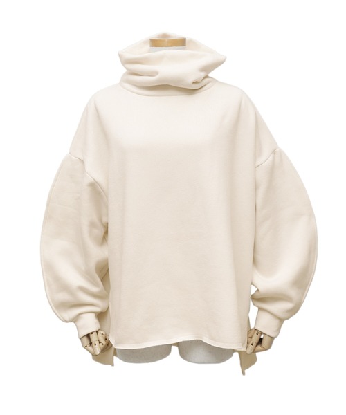 reca（レカ）の「オフタートルプルオーバー（スウェット・レディース・キナリ/ブラック/グレイッシュブルー・FREE）」の11枚目の写真