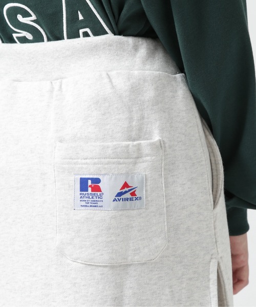 Russell Athletic（ラッセルアスレティック）の「【RUSSELL ATHLETIC × AVIREX】SWEAT LONG SKIRT/ スウェットロングスカート（スカート・レディース・グレー/ブラック・F）」の18枚目の写真