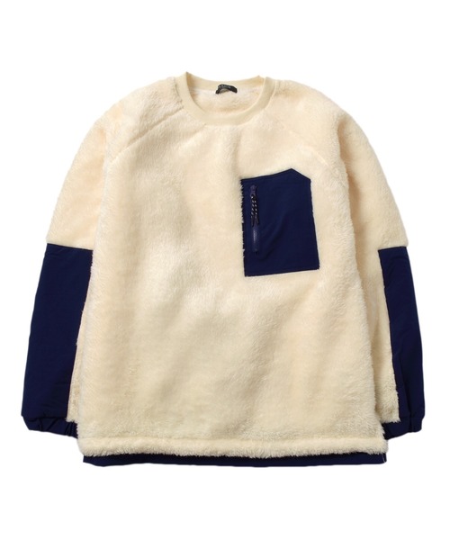 PEN FIELD（ペンフィールド）の「【Penfield】ボア・別布切り替えプルオーバー（スウェット・キッズ・カーキ/ネイビー/オフホワイト/ブラウン・140cm/150cm/160cm/170cm）」の15枚目の写真