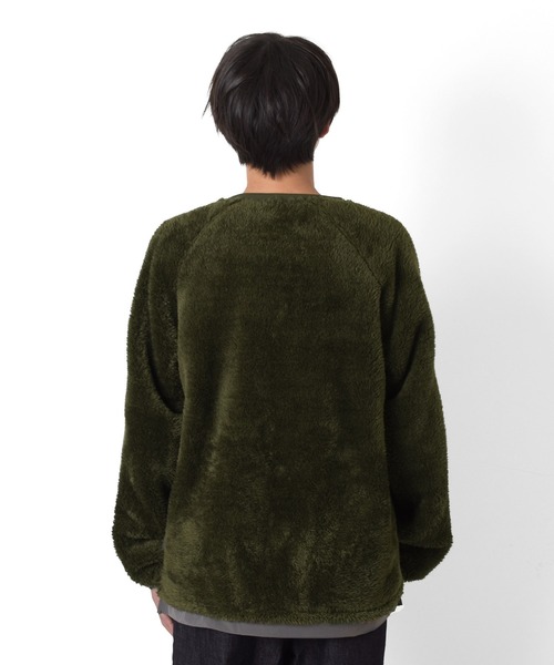 PEN FIELD（ペンフィールド）の「【Penfield】ボア・別布切り替えプルオーバー（スウェット・キッズ・カーキ/ネイビー/オフホワイト/ブラウン・140cm/150cm/160cm/170cm）」の12枚目の写真