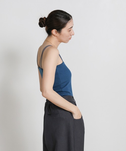 お気に入り17万件突破！ダブルストラップカップ付きキャミソール