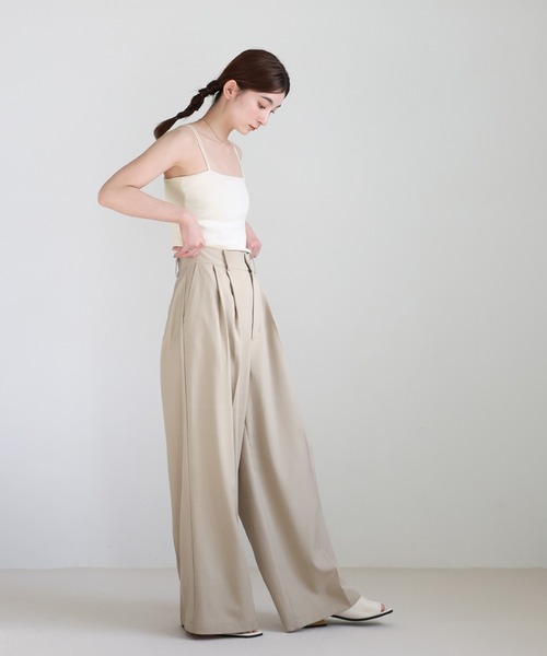 セール】ダブルストラップカップ付きキャミソール（キャミソール