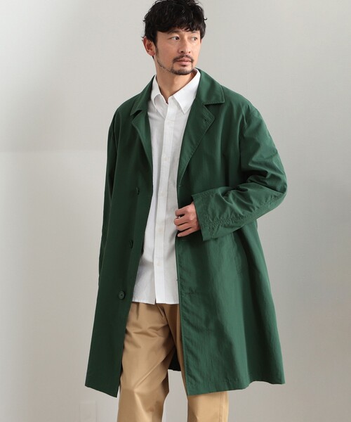 B:MING by BEAMS(ビーミングバイビームス)の「B:MING by BEAMS / 撥水 ラペルコート(ステンカラーコート・メンズ・ネイビー/ベージュ/ダークグリーン・SMALL/MEDIUM/LARGE/X-LARGE)」の13枚目の写真