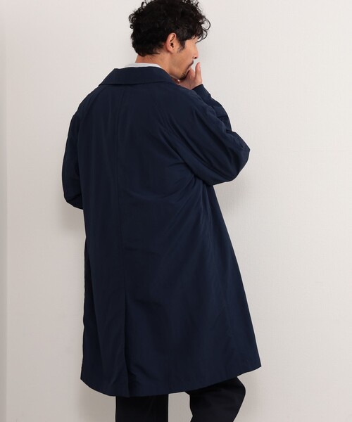 B:MING by BEAMS(ビーミングバイビームス)の「B:MING by BEAMS / 撥水 ラペルコート(ステンカラーコート・メンズ・ネイビー/ベージュ/ダークグリーン・SMALL/MEDIUM/LARGE/X-LARGE)」の17枚目の写真