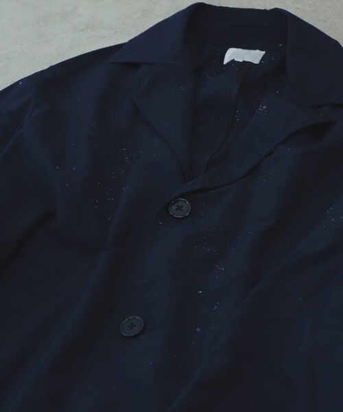 B:MING by BEAMS(ビーミングバイビームス)の「B:MING by BEAMS / 撥水 ラペルコート(ステンカラーコート・メンズ・ネイビー/ベージュ/ダークグリーン・SMALL/MEDIUM/LARGE/X-LARGE)」の18枚目の写真