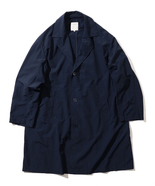 B:MING by BEAMS(ビーミングバイビームス)の「B:MING by BEAMS / 撥水 ラペルコート(ステンカラーコート・メンズ・ネイビー/ベージュ/ダークグリーン・SMALL/MEDIUM/LARGE/X-LARGE)」の19枚目の写真