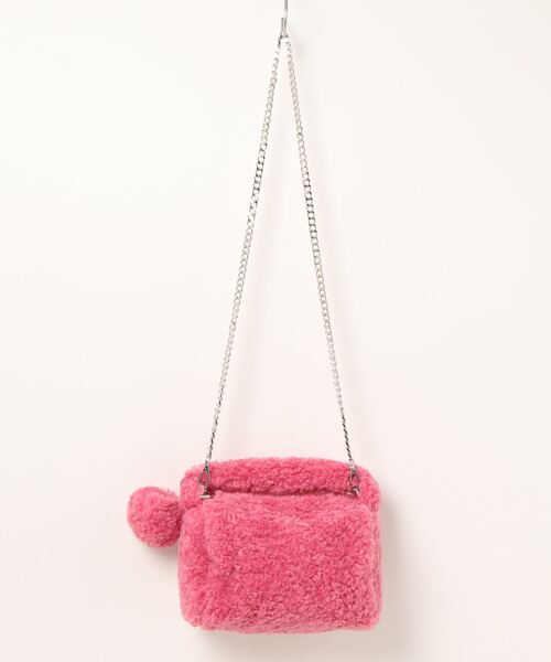 Narcissus（ナルシス）の「【Narcissus】モコモコバッグ（ハンドバッグ・レディース・グリーン/ピンク・FREE）」の12枚目の写真