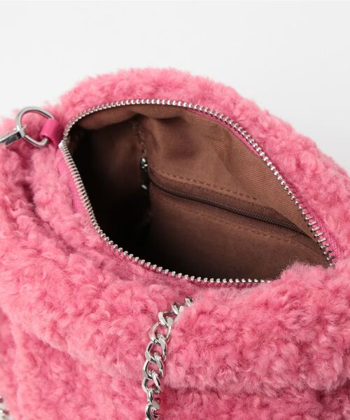 Narcissus（ナルシス）の「【Narcissus】モコモコバッグ（ハンドバッグ・レディース・グリーン/ピンク・FREE）」の14枚目の写真