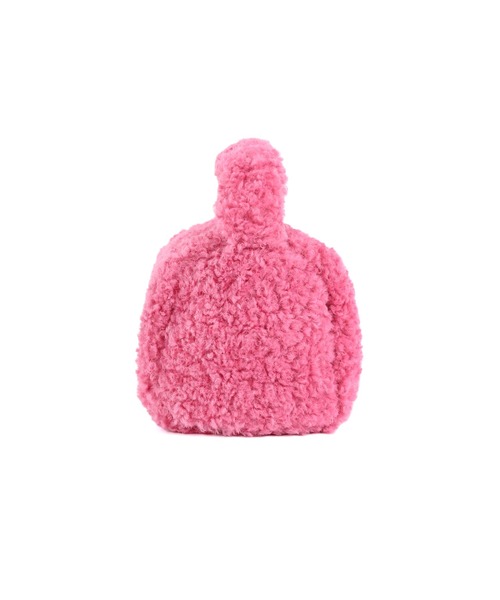 Narcissus（ナルシス）の「【Narcissus】モコモコバッグ（ハンドバッグ・レディース・グリーン/ピンク・FREE）」の4枚目の写真