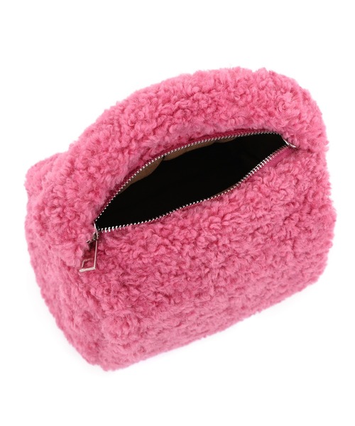 Narcissus（ナルシス）の「【Narcissus】モコモコバッグ（ハンドバッグ・レディース・グリーン/ピンク・FREE）」の6枚目の写真