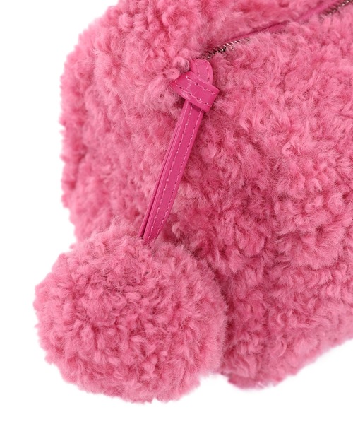 Narcissus（ナルシス）の「【Narcissus】モコモコバッグ（ハンドバッグ・レディース・グリーン/ピンク・FREE）」の8枚目の写真