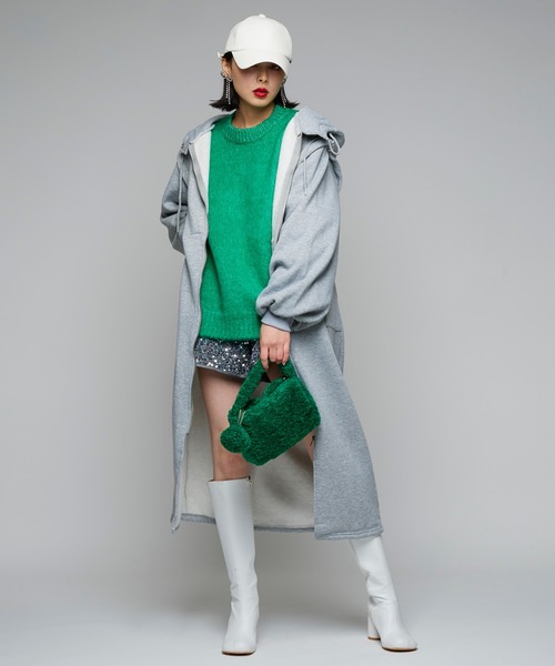 Narcissus（ナルシス）の「【Narcissus】モコモコバッグ（ハンドバッグ・レディース・グリーン/ピンク・FREE）」の16枚目の写真