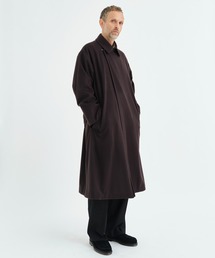 【ATON / エイトン】SUPER 160S LIGHT MOSSA LODEN COAT / スーパー160ライトモッサローデンコート