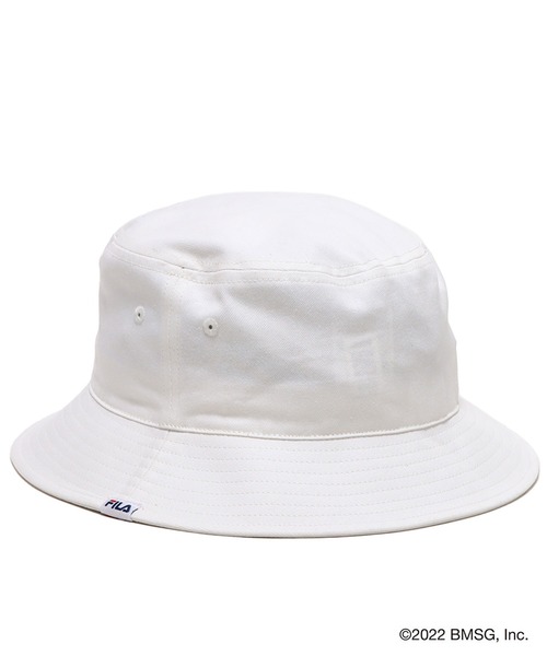 FILA（フィラ）の「FILA x BE:FIRST LOGO HAT / フィラ × ビーファースト ロゴ ハット（ハット・メンズ・ホワイト/ブラック・FREE）」の4枚目の写真