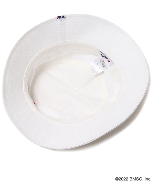 FILA（フィラ）の「FILA x BE:FIRST LOGO HAT / フィラ × ビーファースト ロゴ ハット（ハット・メンズ・ホワイト/ブラック・FREE）」の5枚目の写真