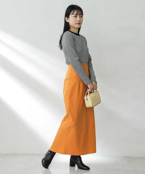 SENSE OF PLACE by URBAN RESEARCH（センスオブプレイスバイアーバンリサーチ）の「クルーネックリンガーボーダーTシャツ（Tシャツ/カットソー・レディース・ブラック系その他/ピンク系その他/グリーン系その他/ホワイト系その他・ONE）」の5枚目の写真