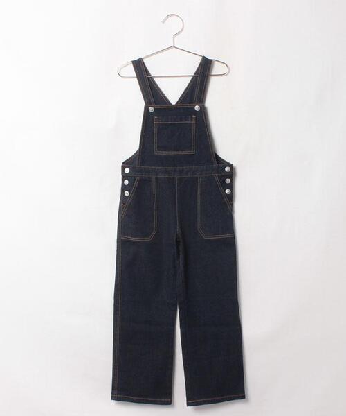 agnes b.（アニエスベー）の「TM32 E SALOPETTE キッズ デニム 