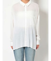 GYDA | 楊柳シアーBIG シャツ(シャツ/ブラウス)