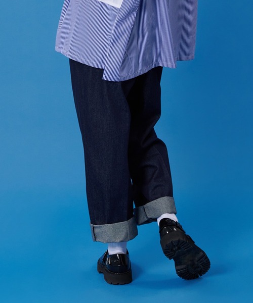 ONCILY（オンシェリー）の「RIGID DENIM GURKHA PANTS