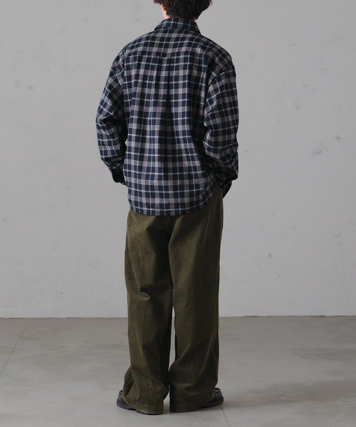 セール】Double Pocket Check Shirt/ダブルポケットチェックシャツ