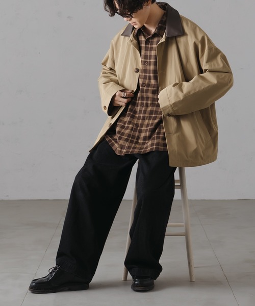 epnok(エプノック)の「Double Pocket Check Shirt/ダブルポケットチェックシャツ(シャツ/ブラウス・メンズ・ネイビー/ブラウン・LARGE/MEDIUM)」の13枚目の写真