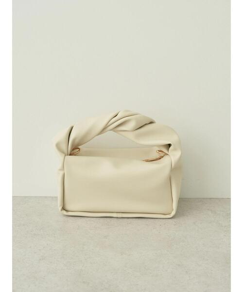 earth music&ecology（アースミュージックアンドエコロジー）の「ツイストハンドルショルダーBAG（ショルダーバッグ・レディース・ライトグリーン/アイボリー/ブラック・FREE）」の17枚目の写真