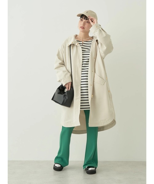 earth music&ecology（アースミュージックアンドエコロジー）の「ツイストハンドルショルダーBAG（ショルダーバッグ・レディース・ライトグリーン/アイボリー/ブラック・FREE）」の9枚目の写真